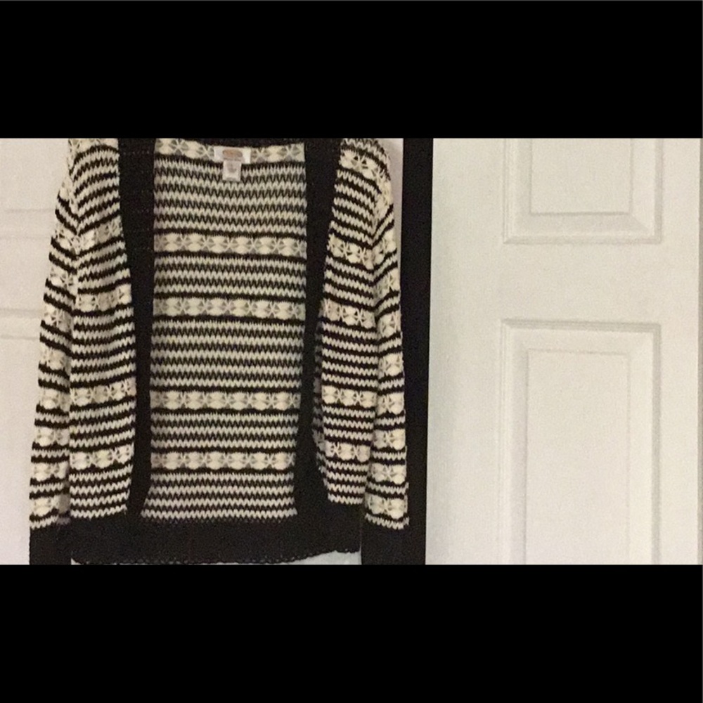 Pretty Talbots open cardigan sweater